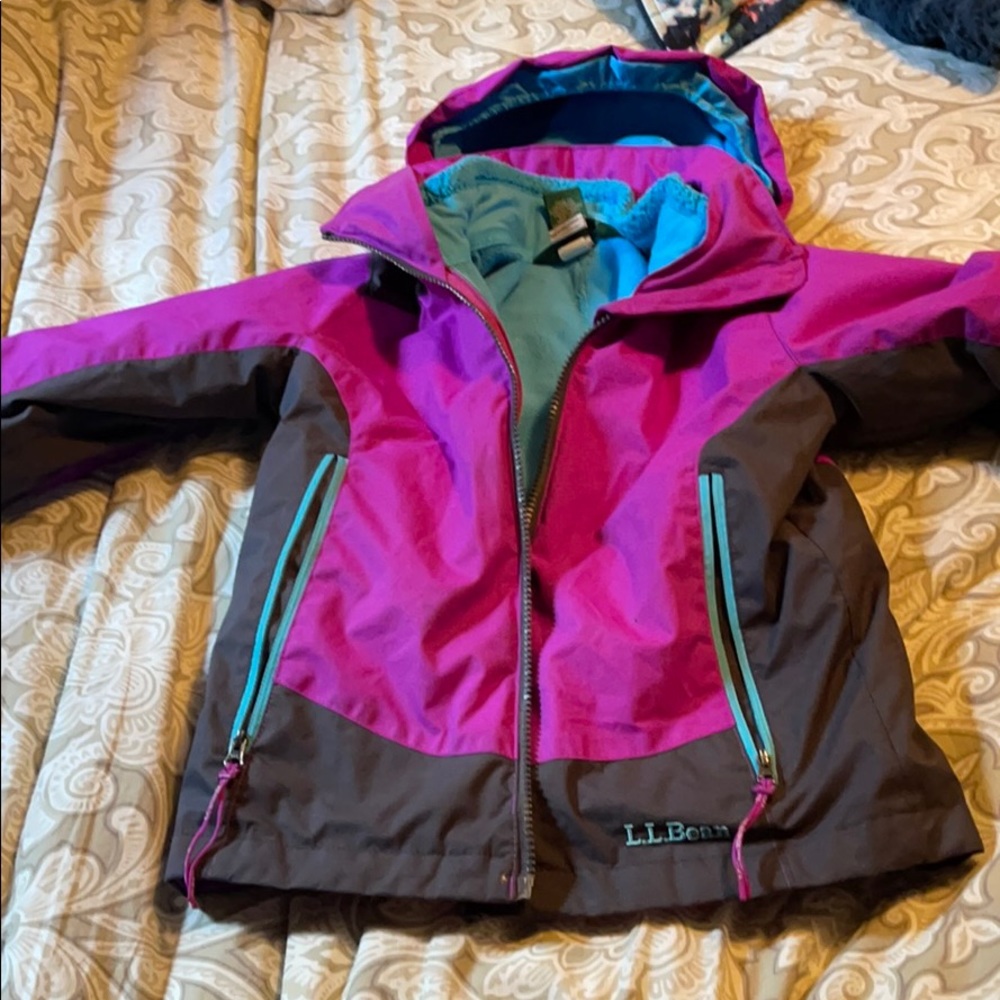 Girls llbean winter coat